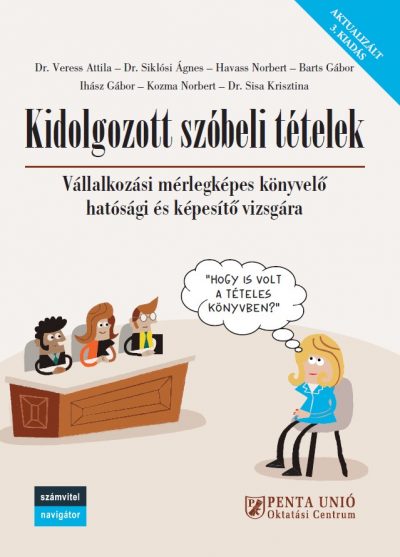 Kidolgozott szóbeli tételek Vállalkozási mérlegképes könyvelő hatósági és képesítő vizsgára